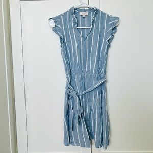 NWOT LOFT Flutter Sleeve Mini Dress - XXSP